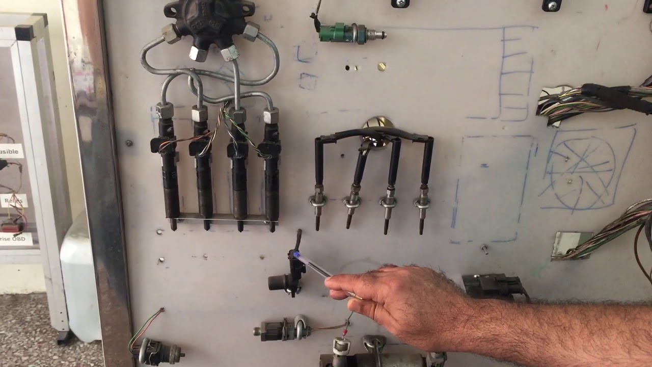 Explication maquette Renault système d injection DCI