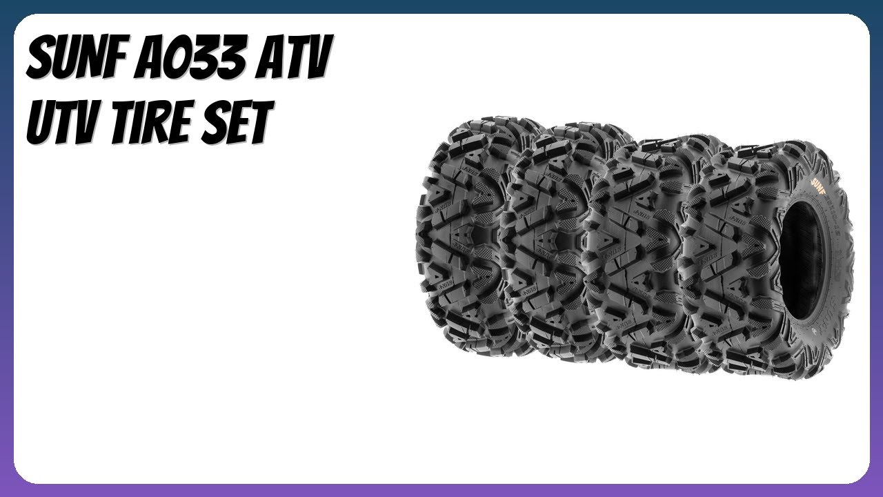 REVIEW (2026): SUNF A033 ATV UTV Tire Set. Features