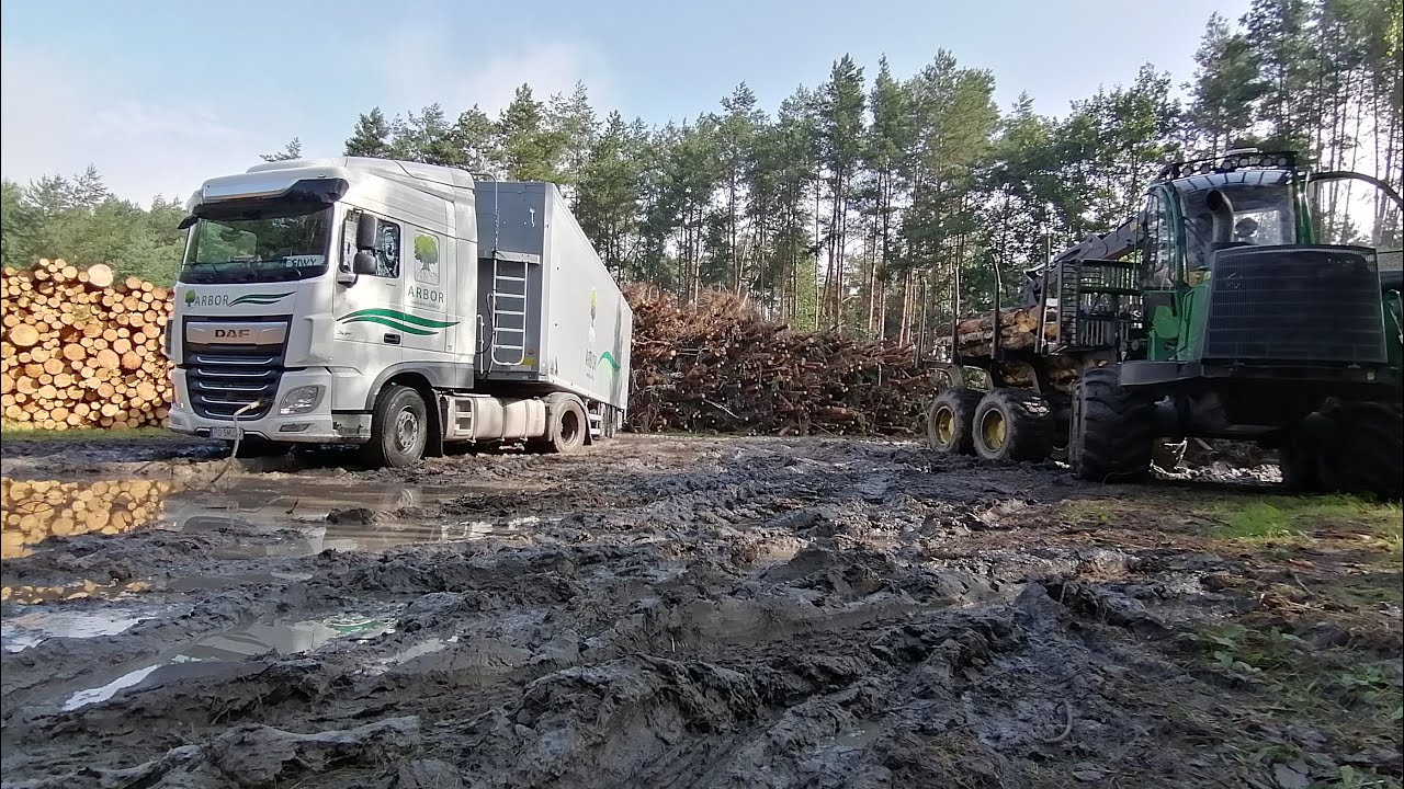 Offroad Ciężarówek w Lesie / Rębakowanie po Burzy/Forestry Work