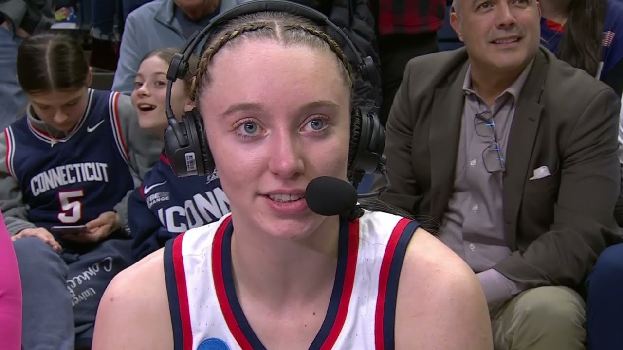 Paige Bueckers reacts to UConn advancing to 30th-straight Sweet 16 | NCAA Tournament