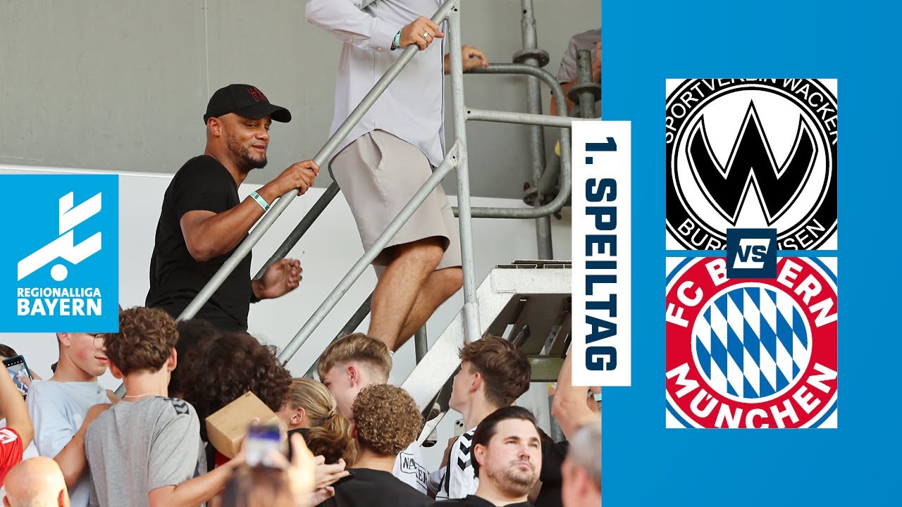 Vincent Kompany sieht munteres Eröffnungsspiel der Regionalliga Bayern in Burghausen