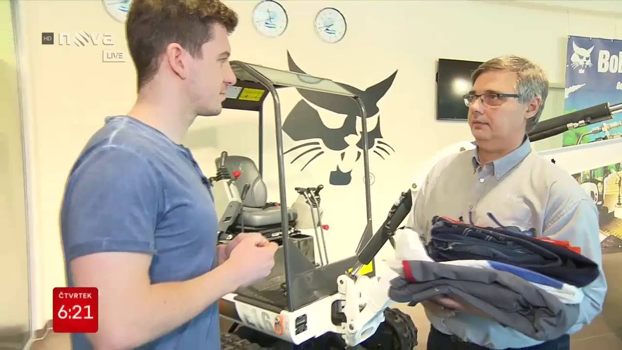 TV Nova v Doosan Bobcat Dobříš