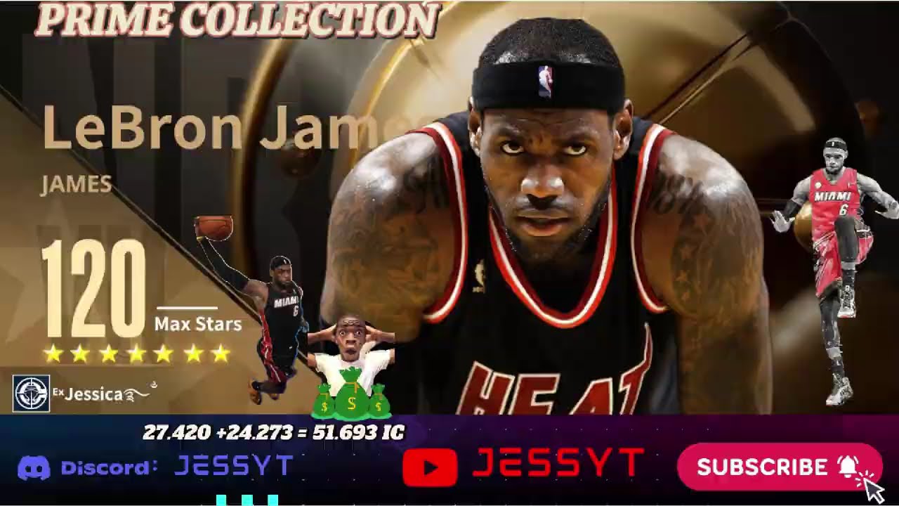 UPGRADE PRIME COLLECTION LEBRON JAMES MIAMI HEAT 2013 KE 7 STARS! 🔥 HABIS 51.693 IC DI NBA INFINITE!
