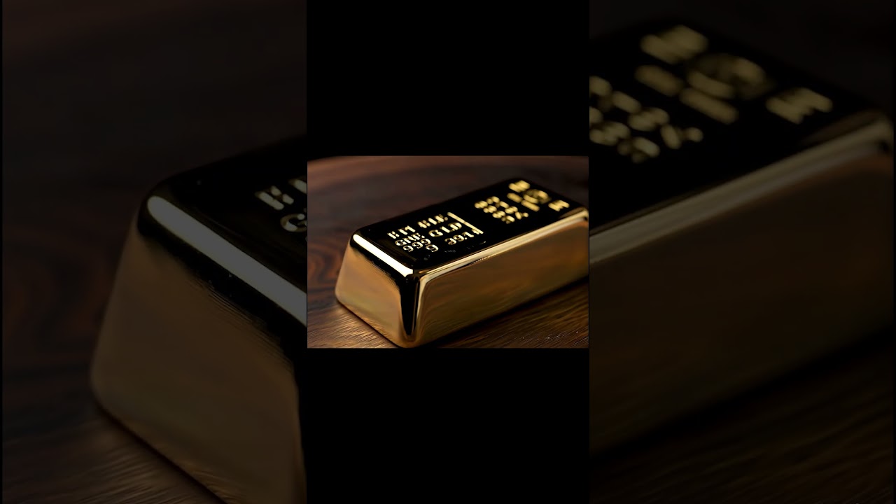 Cutting metal gold bar veo3 ASMR AI#asmr #fruitcutting #oddlysatisfying #ai #veo3 #satisfying #gold