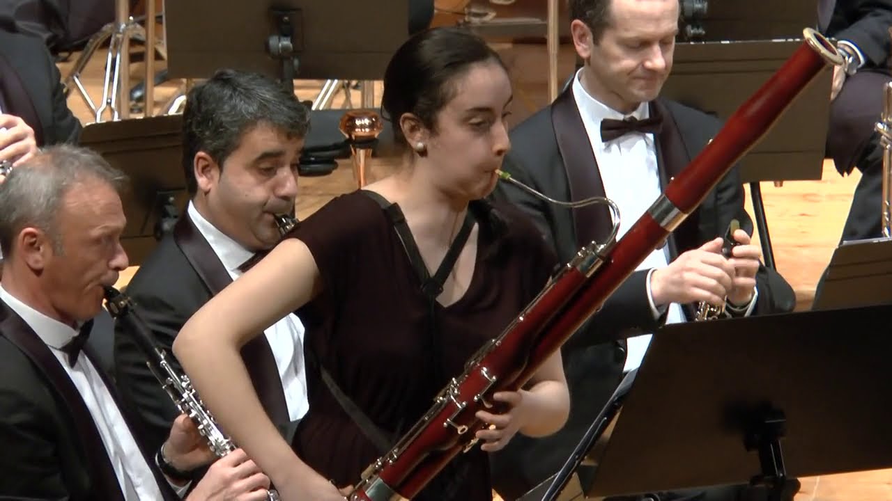 Carl Maria von Weber. Concierto para Fagot en Fa mayor, Op. 75. BMSC.  Belén Carril, fagot.