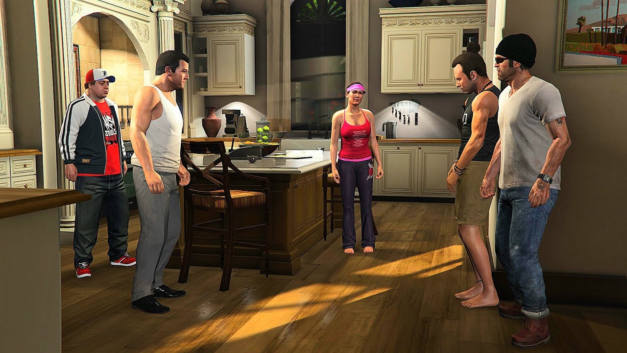 Reencontro de Trevor e Michael - GTA 5 Melhores momentos