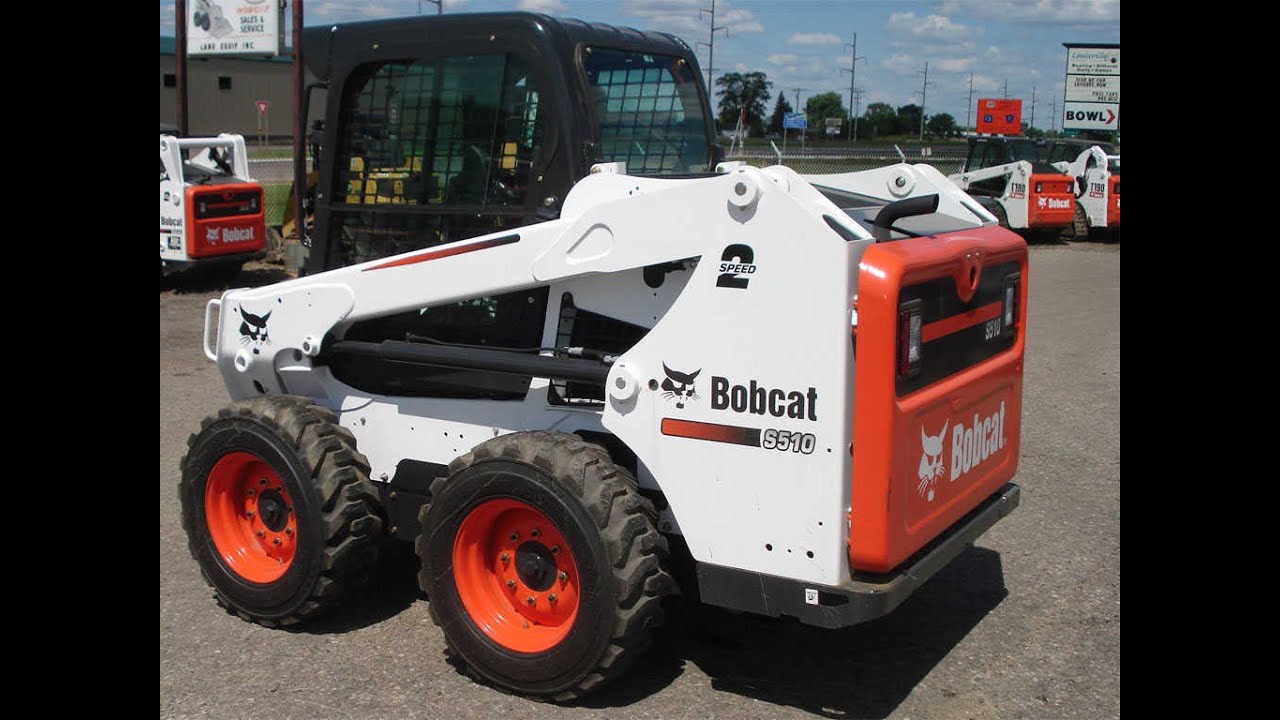 Органы управления Bobcat s510, Мини-погрузчик Бобкэт, Управление Бобкэтом Часть2