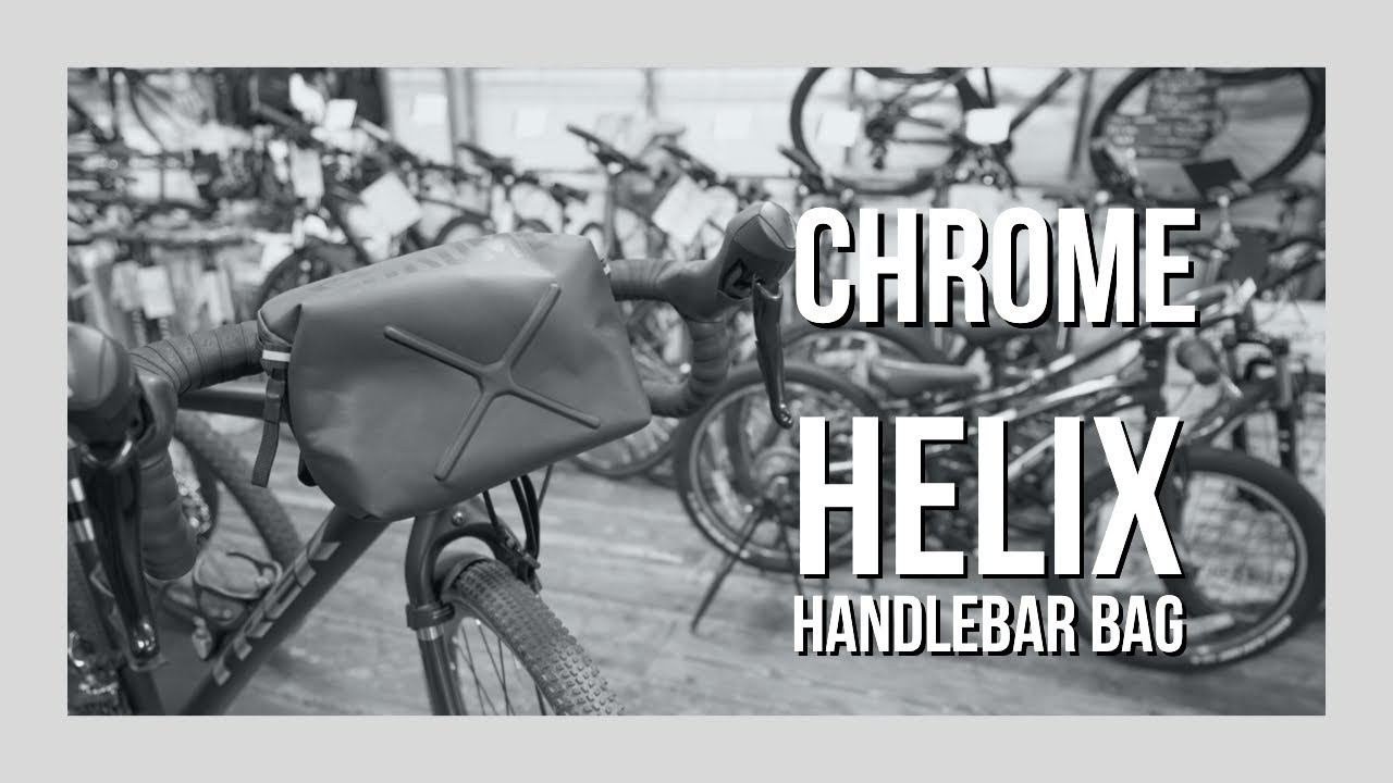 【おすすめハンドルバー・バッグのご紹介Part2】CHROME 「Helix Handlebar Bag」は格好いい！