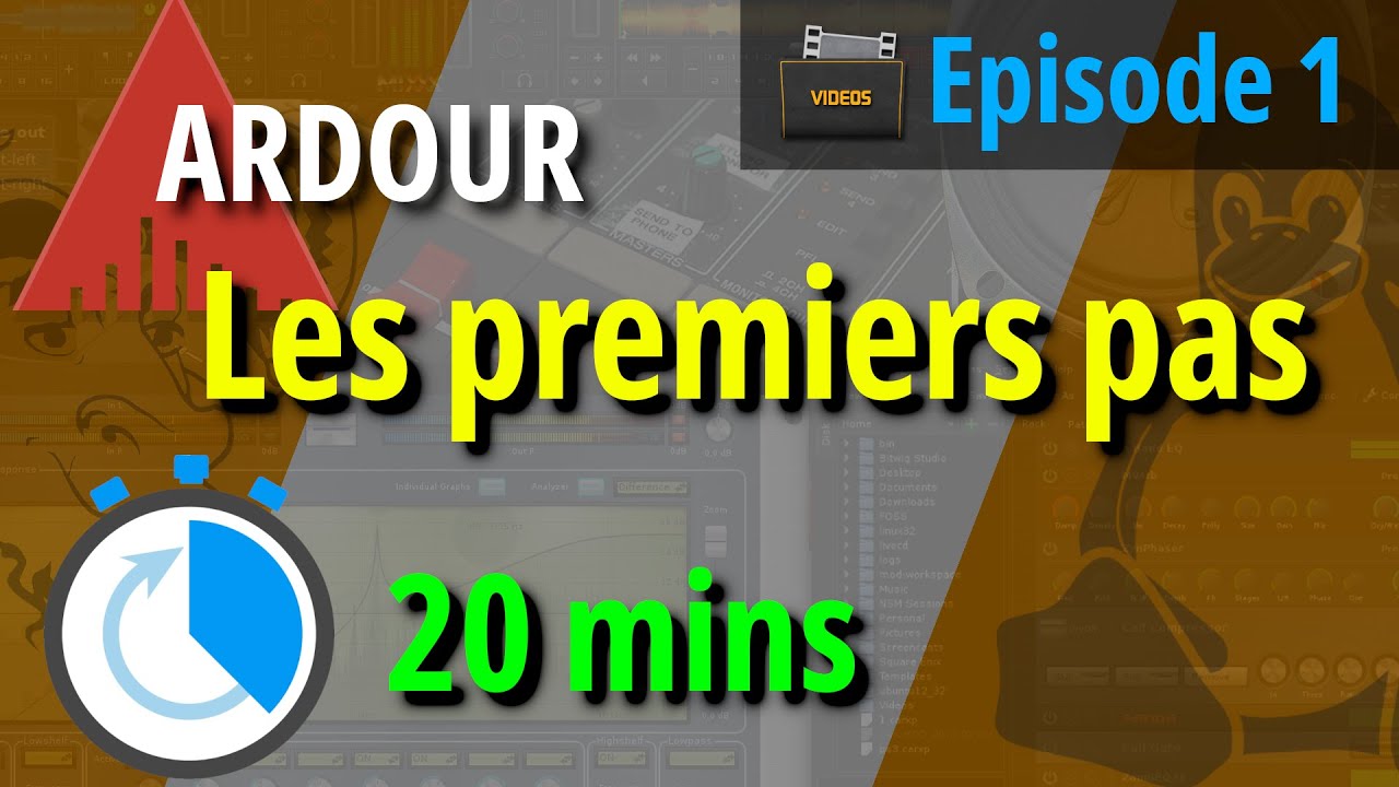 Ardour, les premiers pas en 20 mins ! | MAO | Séquenceur | débutant | MIDI | greffons | plugin