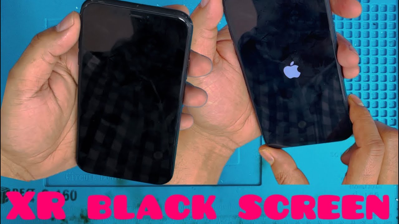 Черный экран iPhone XR, но издает звуки, телефон включен, принимает вызов, издает звук при зарядке