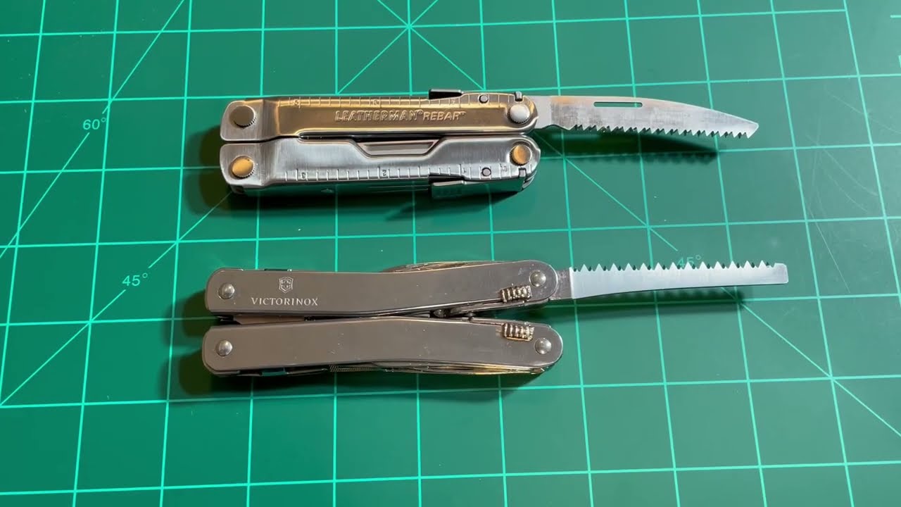 Multi-Tool Saws: Swiss Tool Spirit X vs. Leatherman Rebar