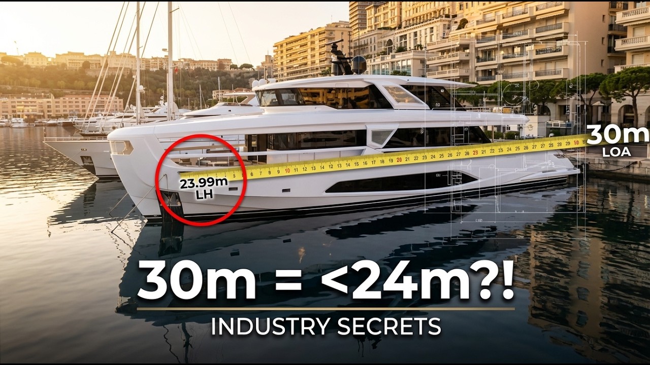 How Can a 30m Yacht Be Under 24m on Paper? Industry Secrets