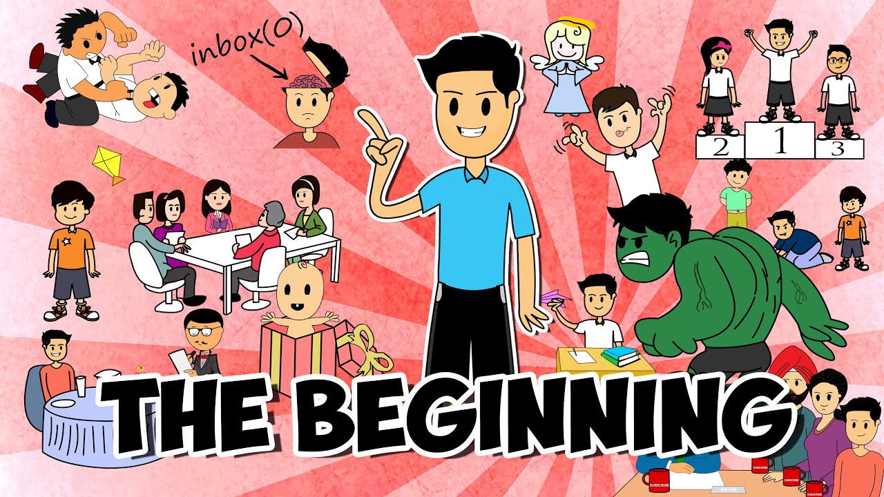 The Beginning  - story of my life | Karan Animations 1st Video