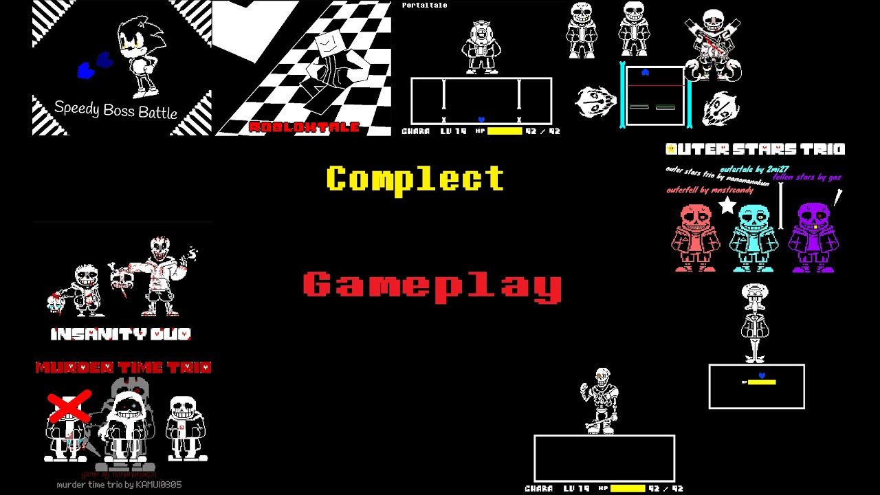 Scratch|Complect gameplay|Random|Undertale Fan game| Steam100TB|#1