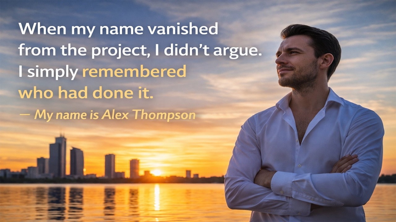When my name vanished from the project, I didn't argue. I simply remembered who had done it.