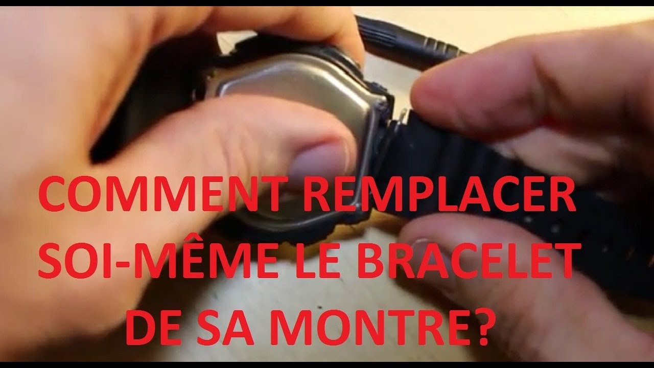 COMMENT CHANGER VOUS-MÊME LE BRACELET DE VOTRE MONTRE? Exemple avec une CASIO SGW500H.