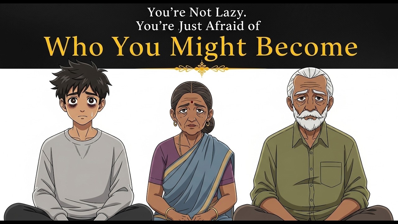 You're Not Lazy. You're Just Afraid of Who You Might Become #motivationalstory #lifelessons
