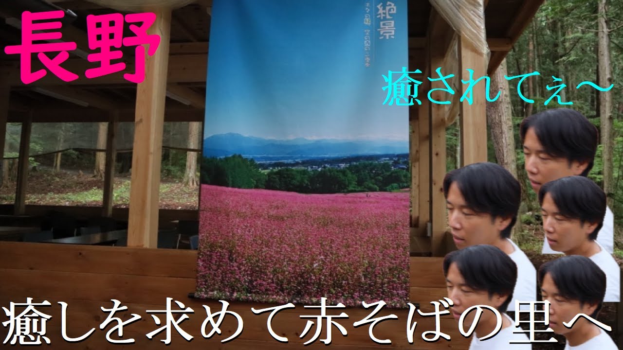 【長野】社会に疲れきった2人が赤そばの里に行ってきた！【人気絶景スポット・ドライブ】