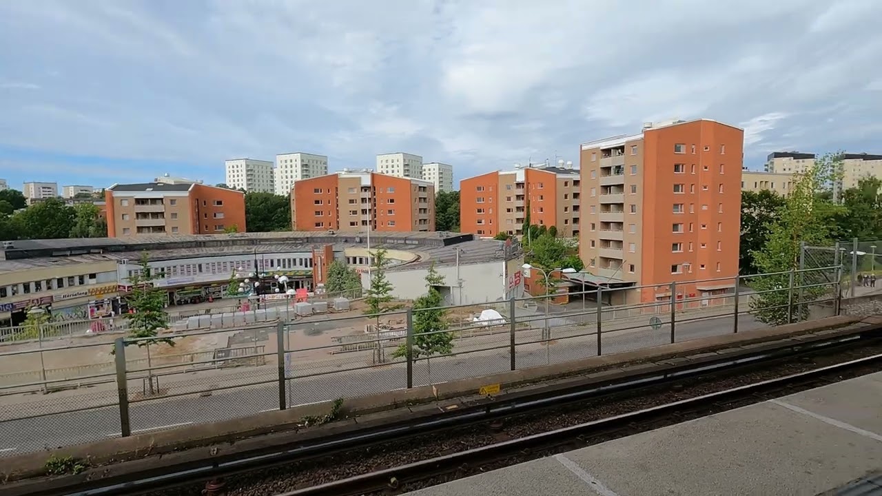 Sweden, Stockholm 4K - Rågsved metro station