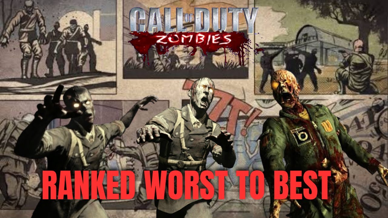 RANKING EVERY BLACK OPS 1 ZOMBIES MAP FROM WORST TO BEST