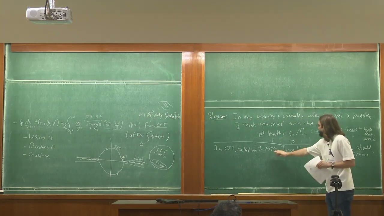 Simon Caron-Huot (Mcgill University, Canada): Bulk locality and AdS/CFT holography - Lecture 2