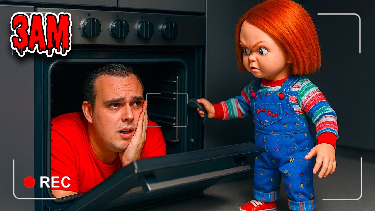 CHUCKY ZOEKT MIJ.. *HOPELIJK ZET HIJ NIET DE OVEN AAN!* || GTA 5 FILM