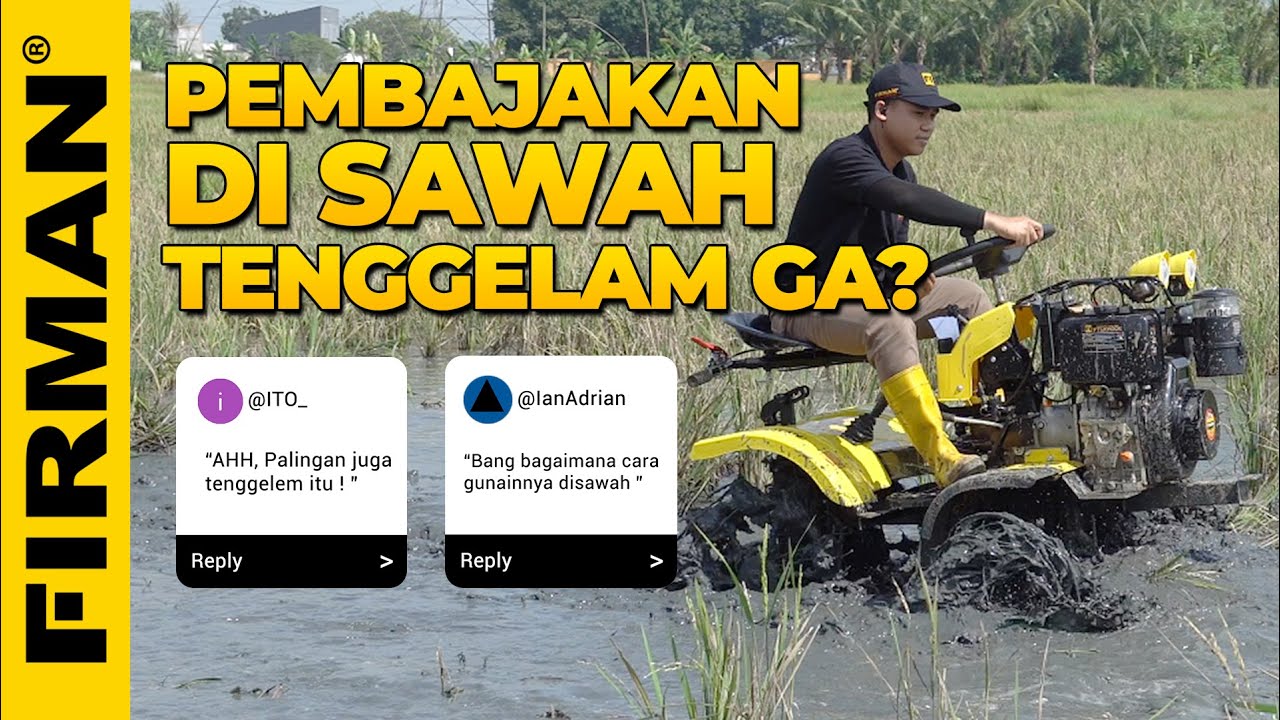PEMBAJAKAN DI SAWAH, TENGGELAM GAK? | Q&A FTI2010DE