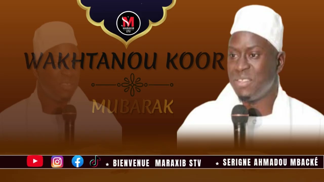 MARAXIB STV KHKHTANOU KOOR SERIGNE AHMADOU MBAKCE VOL 1