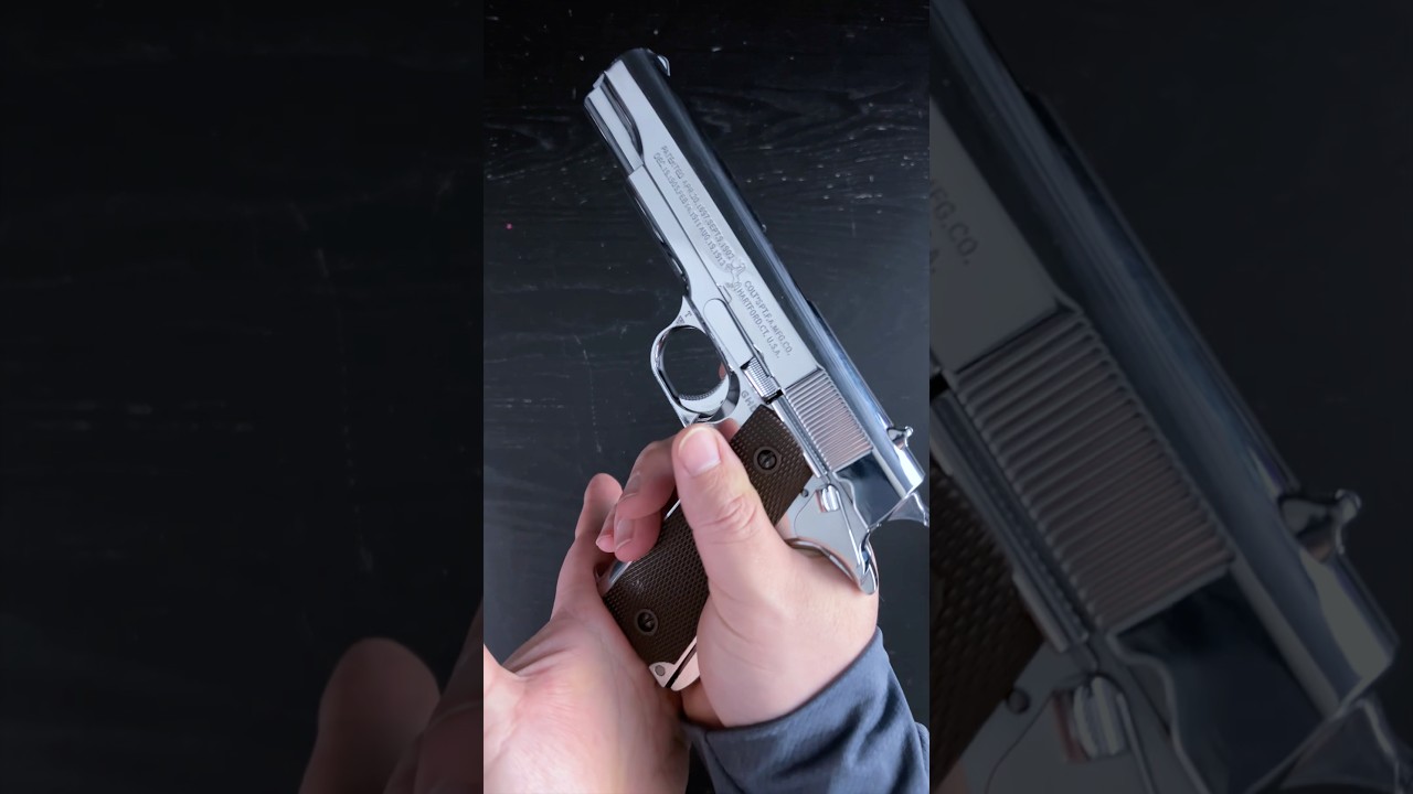 Full metal COLT m1911 gel blaster! Who needs this toys? #gelblasters #airsoft #backyardfun