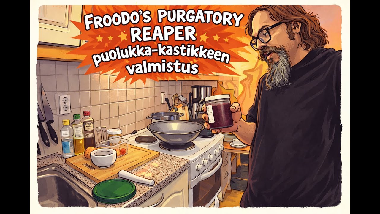 Froodo's Purgatory Reaper puolukka kastikkeen valmistus