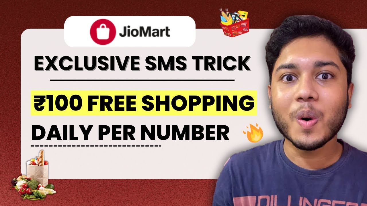 Jiomart ₹100 Free Shopping SMS Trick | Jiomart Happy Hours Offer
