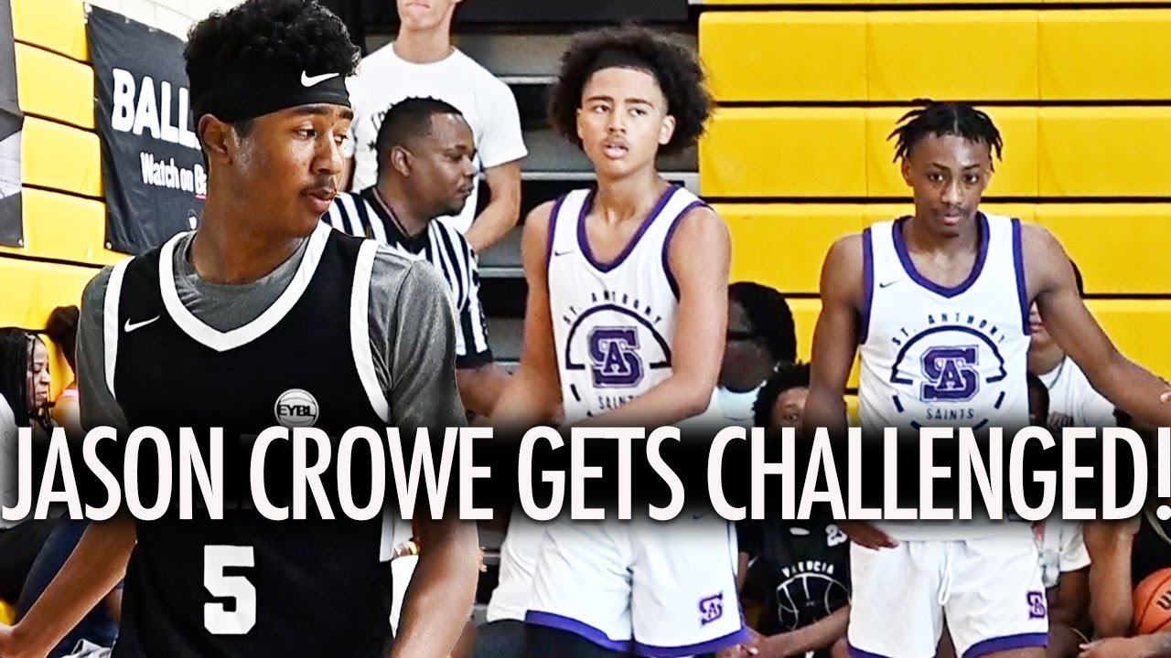15 year old Jason Crowe 2nd highest scorer in the country GETS CHALLENGED!