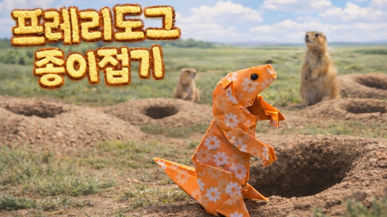하루에 한장 27 - 프레리도그 종이접기