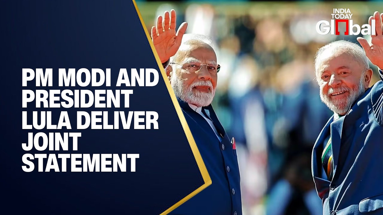 LIVE: PM Modi and President Lula Deliver Joint Statement
