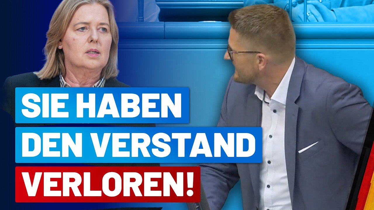 Einwanderung in Sozialsysteme: Ren&eacute; Springer nimmt Bas auseinander! - AfD-Fraktion im Bundestag