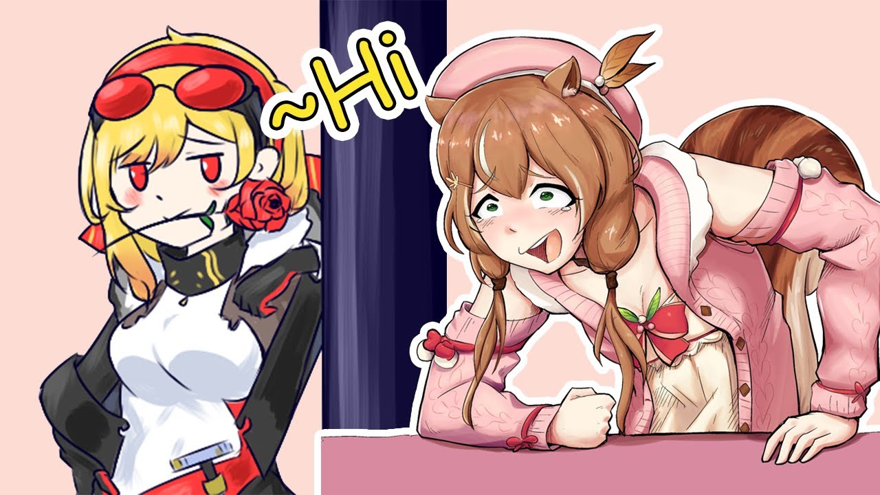 Risu Can't Stop Laughing When in Corner with Kaela (EN/ID Sub) [Hololive Clip]