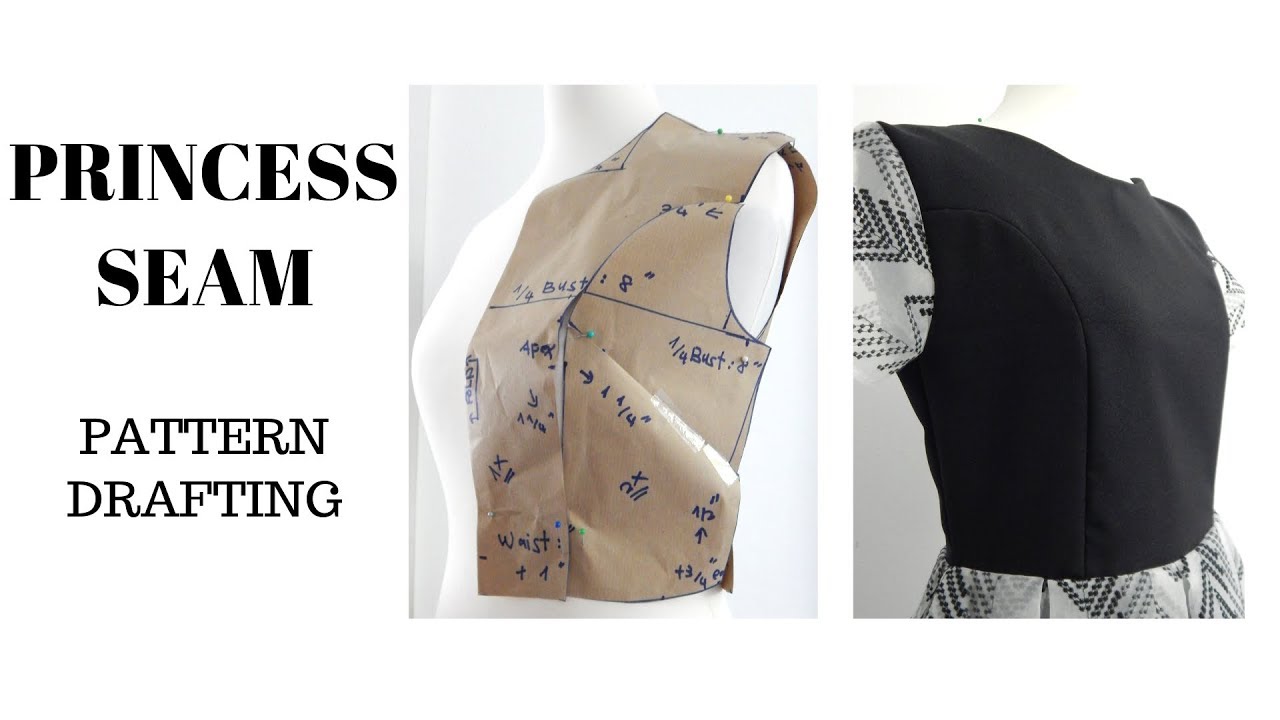 How to Draft Pattern | Princess Seam Bodice