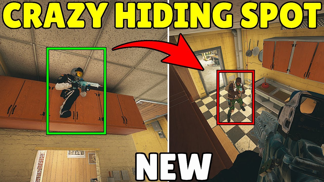 *NEW* CRAZIEST HIDING SPOT On Oregon Kitchen! - Rainbow Six Siege