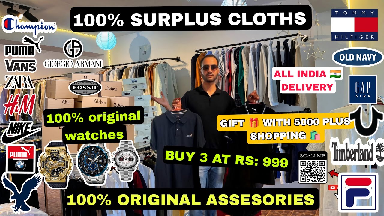 BIGGEST SUMMER SALE OF 2025  🔥| Upto 90% Off 😱 | Cheapest Export Surplus Garments