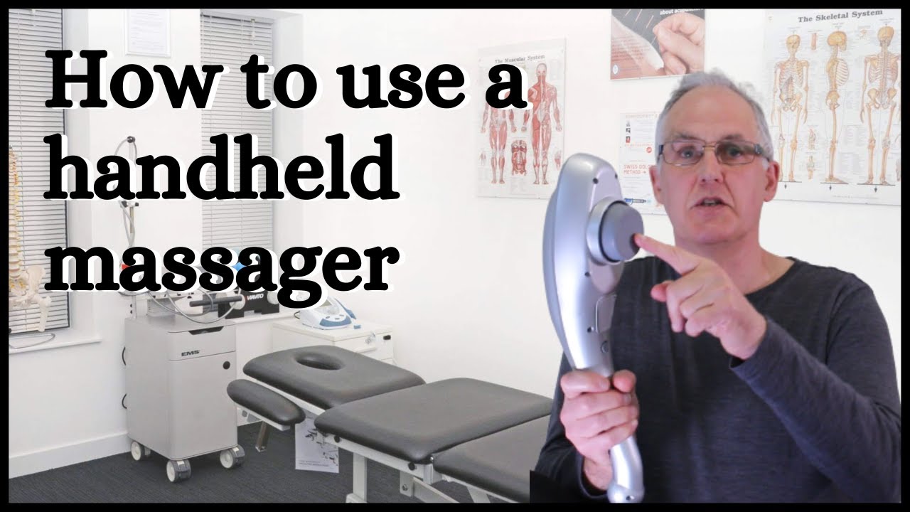 How to use a hand held massager