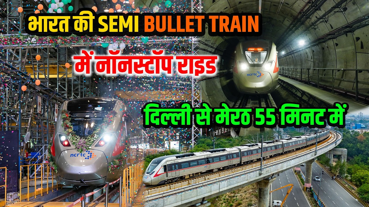 भारत की SEMI BULLET TRAIN में नॉनस्टॉप राइड DELHI to MEERUT 40 मिनट में | Way4U