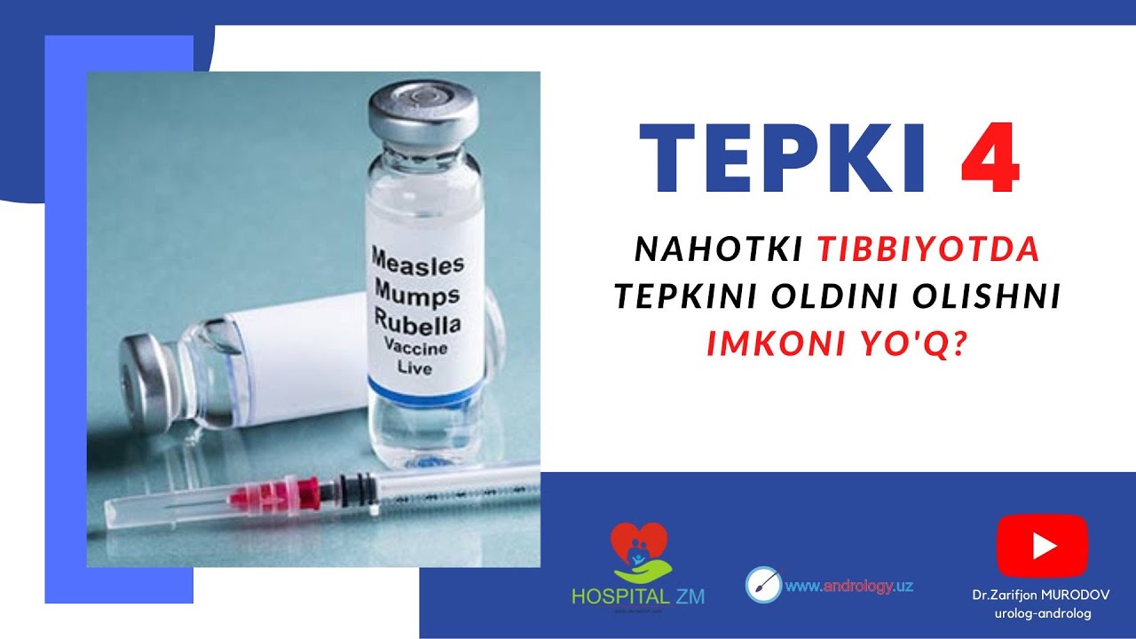 Tepki kasalligini oldini olishni tibbiyotda hech qanday yo'li yo'g'mi