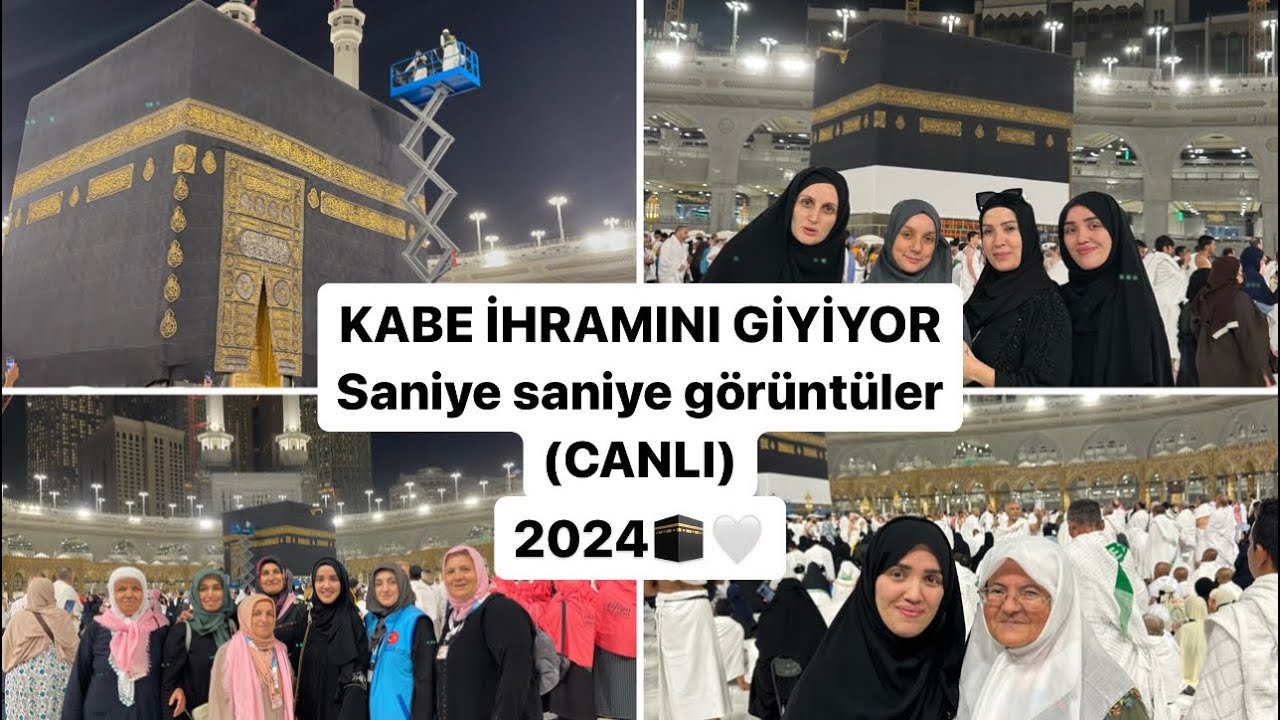 KABE İHRAMINI GİYDİ🤲🏻🥺HACILARINI KARŞILIYOR 2024 HAC SON UMREMİZ
