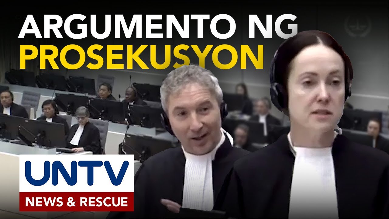 Argumento ng prosekusyon, inilatag sa pagpapatuloy ng ICC confirmation of charges