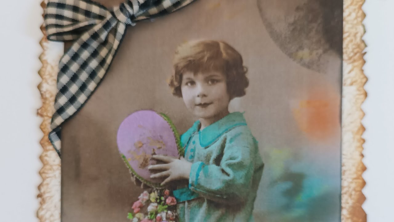 Défi de @Sylvie COLTOUPARTOU une carte postale pour Pâques.