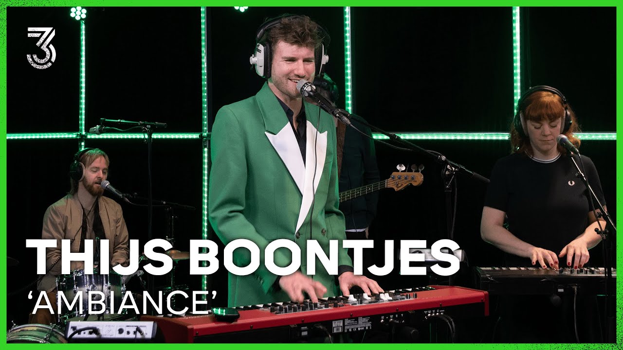Thijs Boontjes live met 'Ambiance' | 3FM Live Box | NPO 3FM