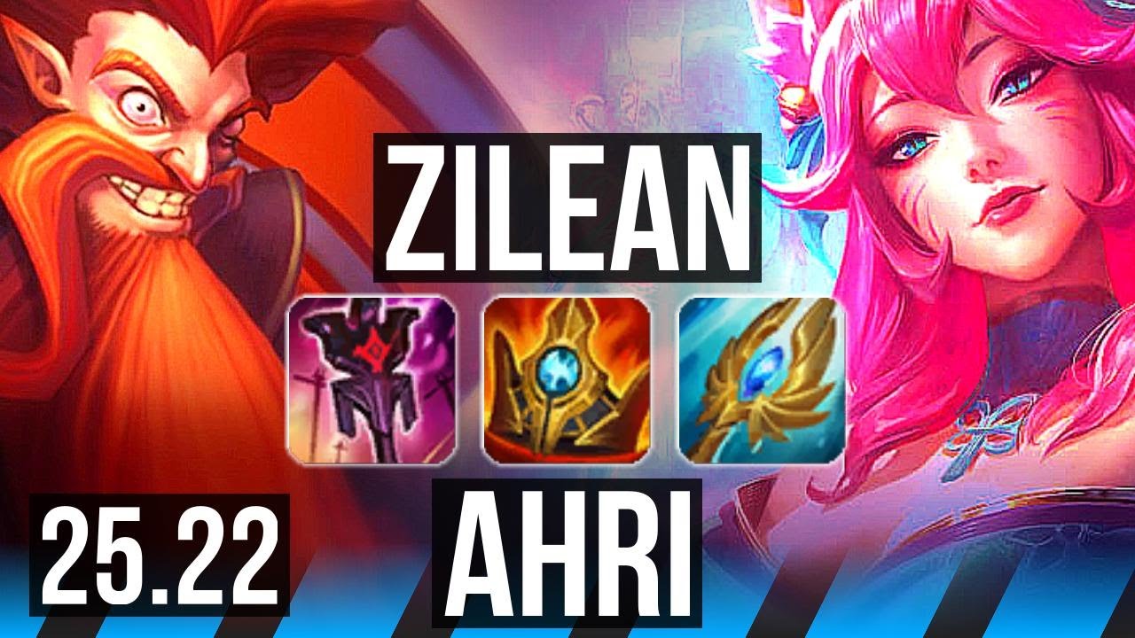 ZILEAN vs AHRI (MID) | 7/2/9 | EUW Master | 25.22