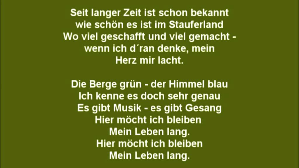 Stauferland - Hymne