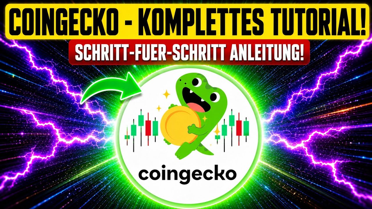 Coingecko - komplettes Tutorial auf Deutsch #kryptotutorial 