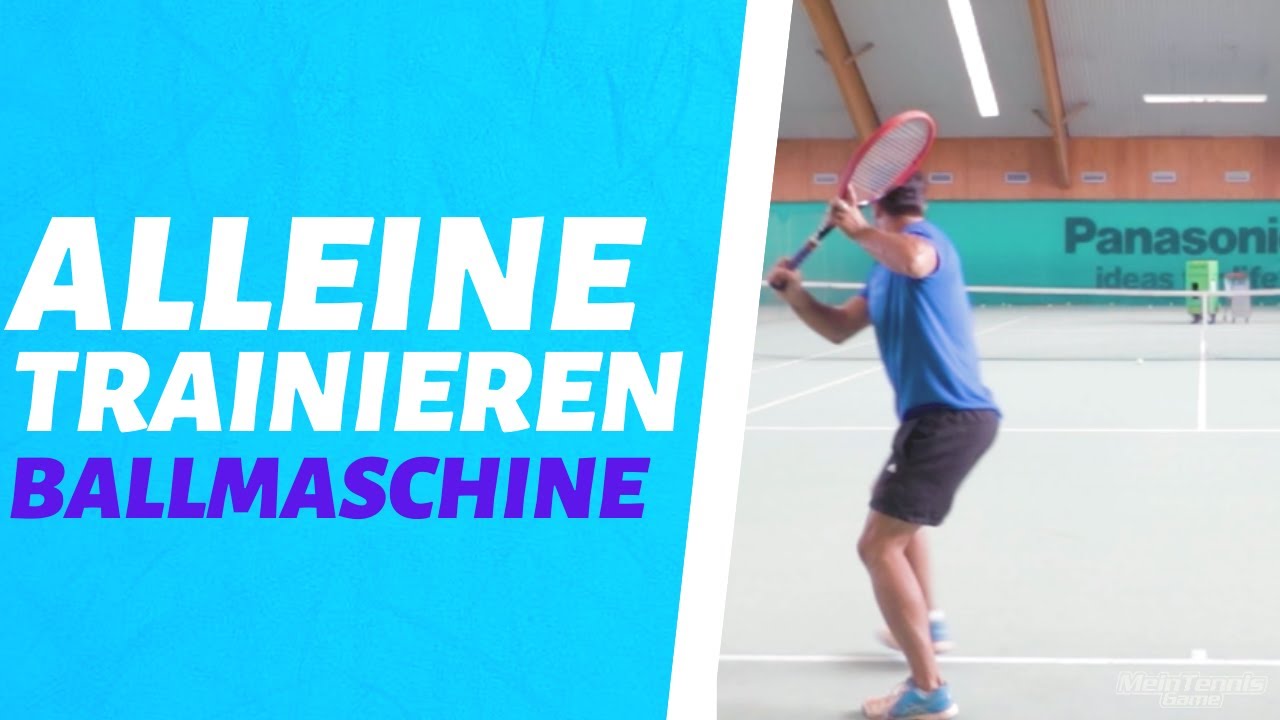 RÜCKHAND VERBESSERN  mit BALLMASCHINE | MeinTennisGame.de